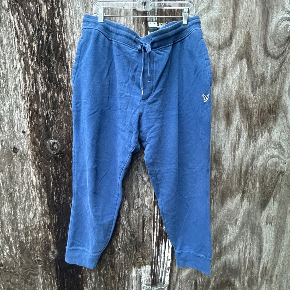 American Eagle Super Soft Blue Joggers Sweatpants Lounge Comfy Athletic Gym XL
